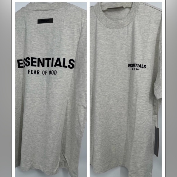 Fear of God Other - Essentials Shirt Fear Of God In Oatmeal Sz Small Fits M-L Oversized Authentic